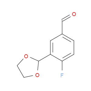 3-(1,3-Dioxolan-2-yl)-4-fluorobenzaldehyde