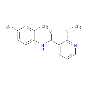 N-(2,4-Dimethylphenyl)-2-(methylthio)-3-pyridinecarboxamide