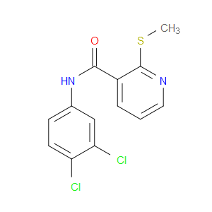 N-(3,4-Dichlorophenyl)-2-(methylthio)-3-pyridinecarboxamide