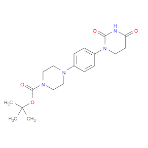 tert-butyl 4-(4-(2,4-dioxotetrahydropyrimidin-1(2H)-yl)phenyl)piperazine-1-carboxylate