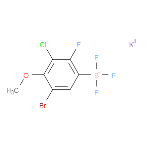 potassium (5-bromo-3-chloro-2-fluoro-4-methoxyphenyl)trifluoroborate