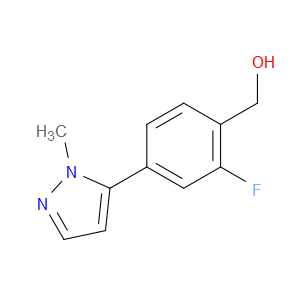 (2-fluoro-4-(1-methyl-1H-pyrazol-5-yl)phenyl)methanol