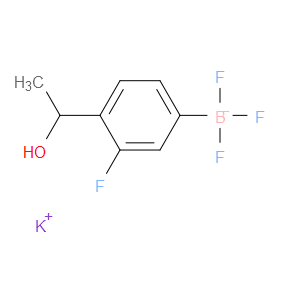 potassium trifluoro(3-fluoro-4-(1-hydroxyethyl)phenyl)borate