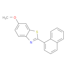 6-Methoxy-2-(1-naphthalenyl)benzothiazole