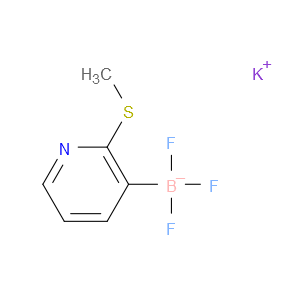 potassium trifluoro(2-(methylthio)pyridin-3-yl)borate