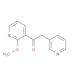 Ethanone, 1-(2-methoxy-3-pyridinyl)-2-(3-pyridinyl)-
