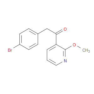 2-(4-Bromophenyl)-1-(2-methoxy-3-pyridinyl)ethanone