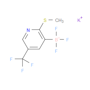 potassium trifluoro(2-(methylthio)-5-(trifluoromethyl)pyridin-3-yl)borate