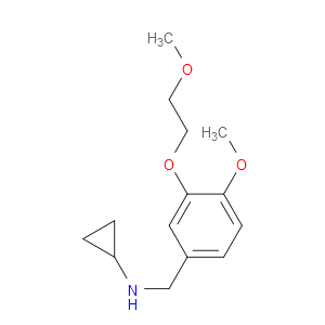 N-Cyclopropyl-4-methoxy-3-(2-methoxyethoxy)benzenemethanamine