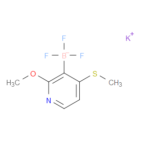 potassium trifluoro(2-methoxy-4-(methylthio)pyridin-3-yl)borate