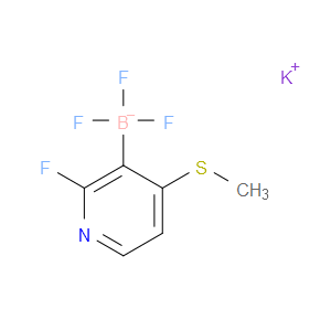 potassium trifluoro(2-fluoro-4-(methylthio)pyridin-3-yl)borate