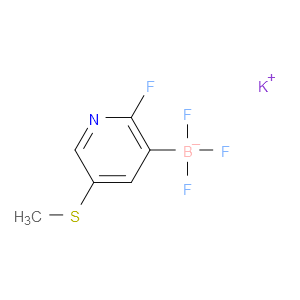 potassium trifluoro(2-fluoro-5-(methylthio)pyridin-3-yl)borate