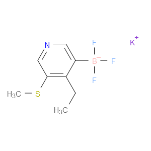potassium (4-ethyl-5-(methylthio)pyridin-3-yl)trifluoroborate
