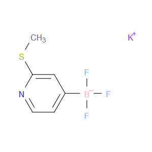 potassium trifluoro(2-(methylthio)pyridin-4-yl)borate