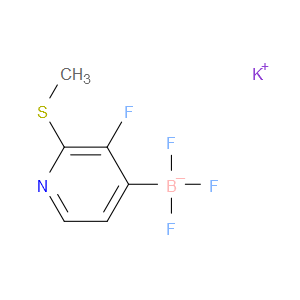 potassium trifluoro(3-fluoro-2-(methylthio)pyridin-4-yl)borate