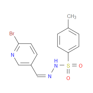 N'-((6-bromopyridin-3-yl)methylene)-4-methylbenzenesulfonohydrazide