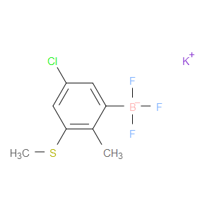potassium (5-chloro-2-methyl-3-(methylthio)phenyl)trifluoroborate