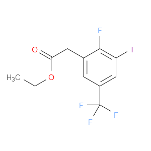 ethyl 2-(2-fluoro-3-iodo-5-(trifluoromethyl)phenyl)acetate
