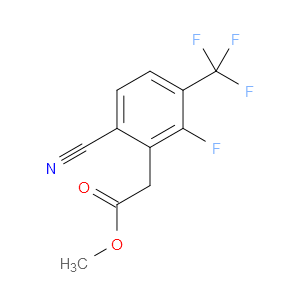 Methyl 6-cyano-2-fluoro-3-(trifluoromethyl)benzeneacetate