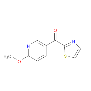 (6-Methoxy-3-pyridinyl)-2-thiazolylmethanone