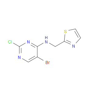 5-Bromo-2-chloro-N-(2-thiazolylmethyl)-4-pyrimidinamine