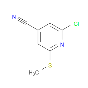 2-chloro-6-(methylthio)isonicotinonitrile
