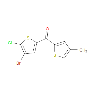 Methanone, (4-bromo-5-chloro-2-thienyl)(4-methyl-2-thienyl)-