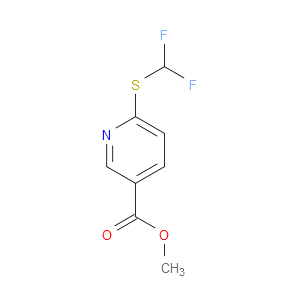 methyl 6-((difluoromethyl)thio)nicotinate