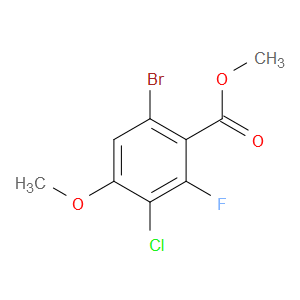 methyl 6-bromo-3-chloro-2-fluoro-4-methoxybenzoate