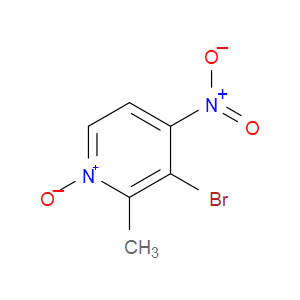 3-bromo-2-methyl-4-nitropyridine 1-oxide