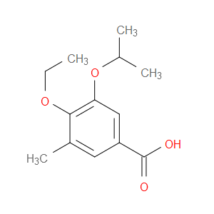 4-ethoxy-3-isopropoxy-5-methylbenzoic acid