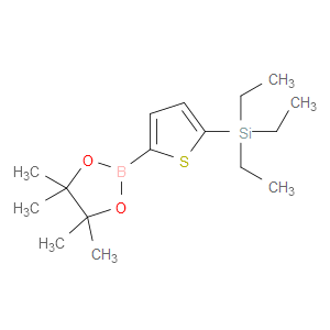 triethyl(5-(4,4,5,5-tetramethyl-1,3,2-dioxaborolan-2-yl)thiophen-2-yl)silane