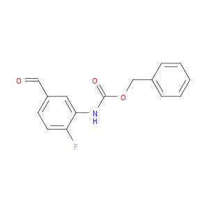 Carbamic acid, (2-fluoro-5-formylphenyl)-, phenylmethyl ester