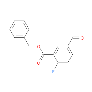 Phenylmethyl 2-fluoro-5-formylbenzoate