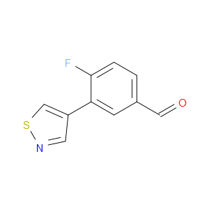 4-Fluoro-3-(4-isothiazolyl)benzaldehyde