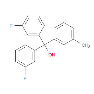 α,α-Bis(3-fluorophenyl)-3-methylbenzenemethanol