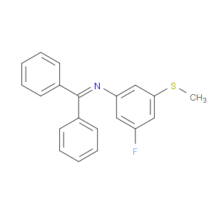 N-(Diphenylmethylene)-3-fluoro-5-(methylthio)benzenamine