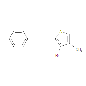Thiophene, 3-bromo-4-methyl-2-(2-phenylethynyl)-