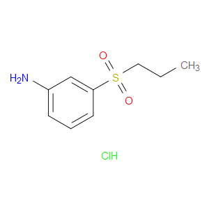 Benzenamine, 3-(propylsulfonyl)-, hydrochloride (1:1)