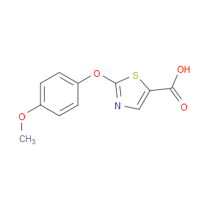 2-(4-methoxyphenoxy)thiazole-5-carboxylic acid