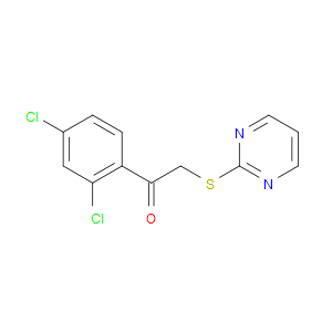 1-(2,4-Dichlorophenyl)-2-(2-pyrimidinylthio)ethanone