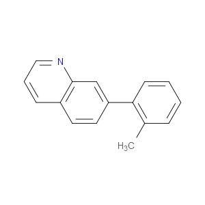 Quinoline, 7-(2-methylphenyl)-