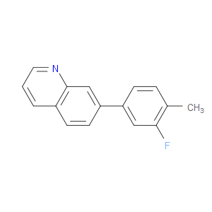 Quinoline, 7-(3-fluoro-4-methylphenyl)-