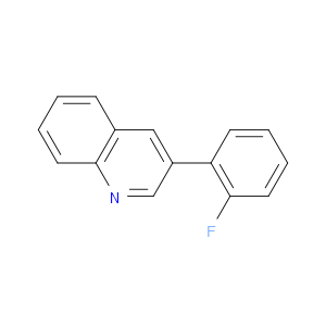 Quinoline, 3-(2-fluorophenyl)-