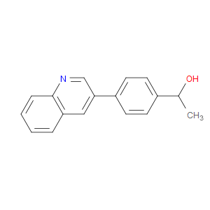 α-Methyl-4-(3-quinolinyl)benzenemethanol
