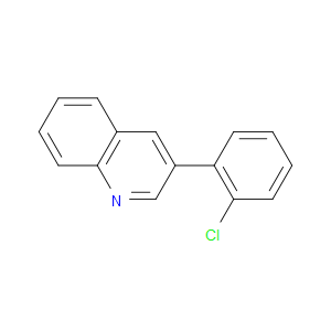Quinoline, 3-(2-chlorophenyl)-
