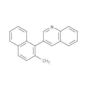 Quinoline, 3-(2-methyl-1-naphthalenyl)-