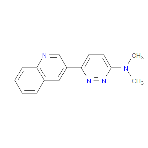 N,N-Dimethyl-6-(3-quinolinyl)-3-pyridazinamine