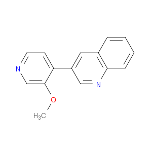 Quinoline, 3-(3-methoxy-4-pyridinyl)-