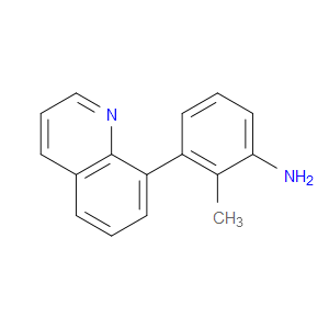2-Methyl-3-(8-quinolinyl)benzenamine
